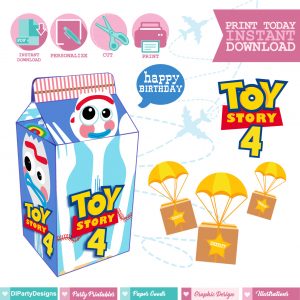 Toy Story 4 Caja Milkbox Forky